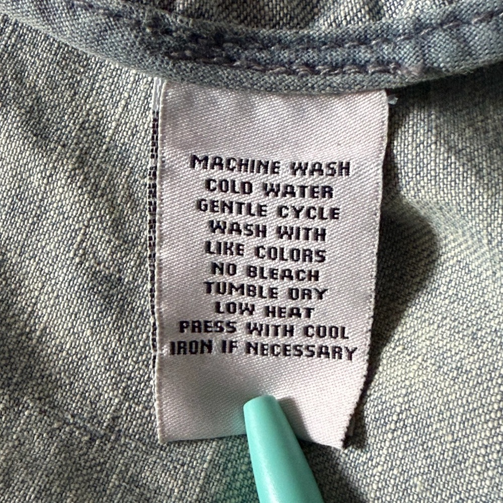 Ralph Lauren Polo Jeans Co. Belted Light Wash Trench Coat Size Medium - Picture 16 of 16